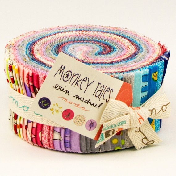 MONKEY TALES Jelly Roll by Erin Michael for Moda